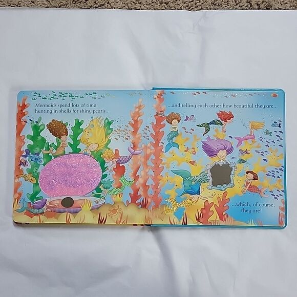 USBORNE MERMAIDS TOUCHY-FEELY BOARD BOOK - Picture 6 of 8